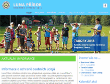 Tablet Screenshot of lunapribor.cz
